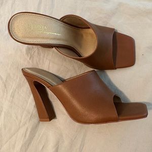 Brown heels